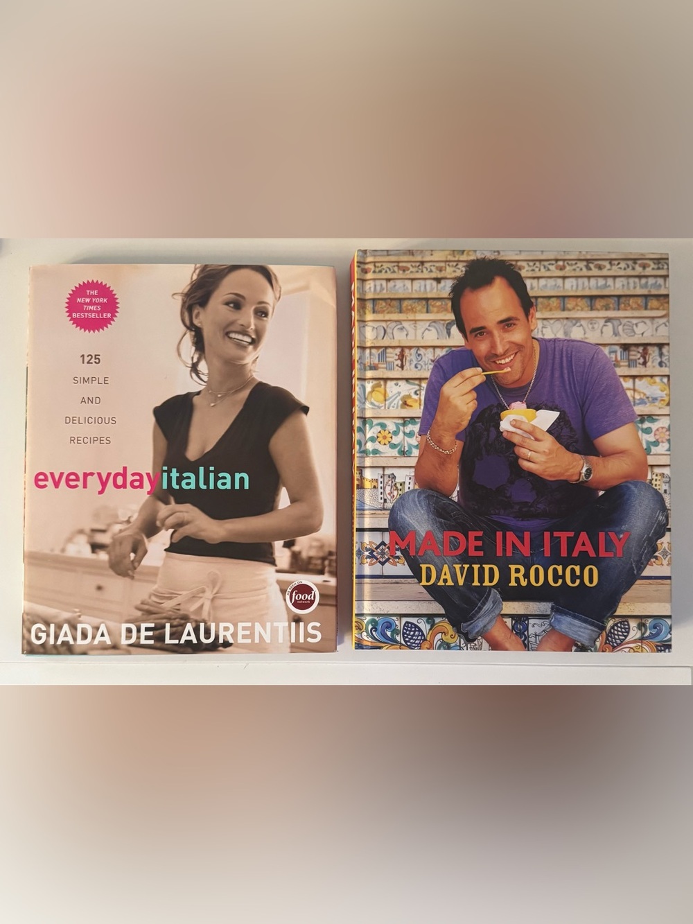 Italian Cookbook Bundle – David Rocco & Giada De Laurentiis | Hardcover